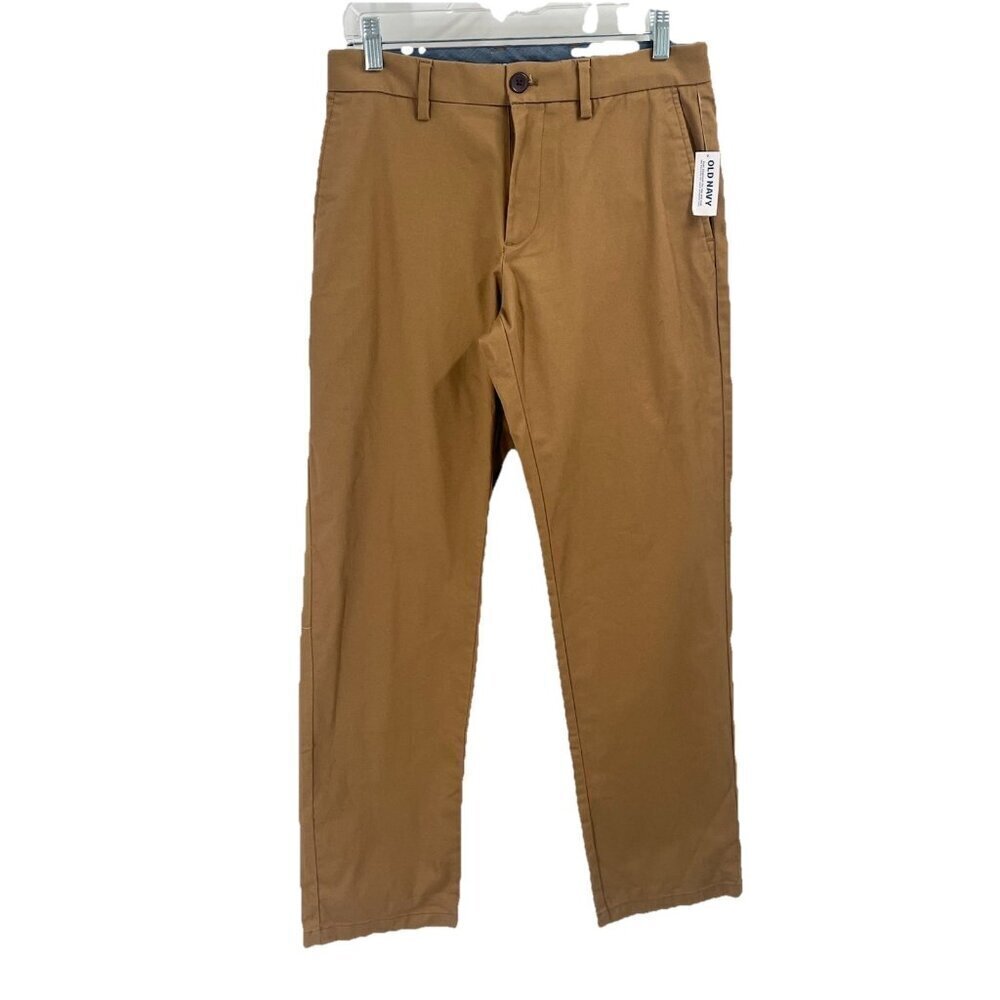 Old Navy Ultimate Loose Chino Pants Brown Mens 29 x 32 NWT